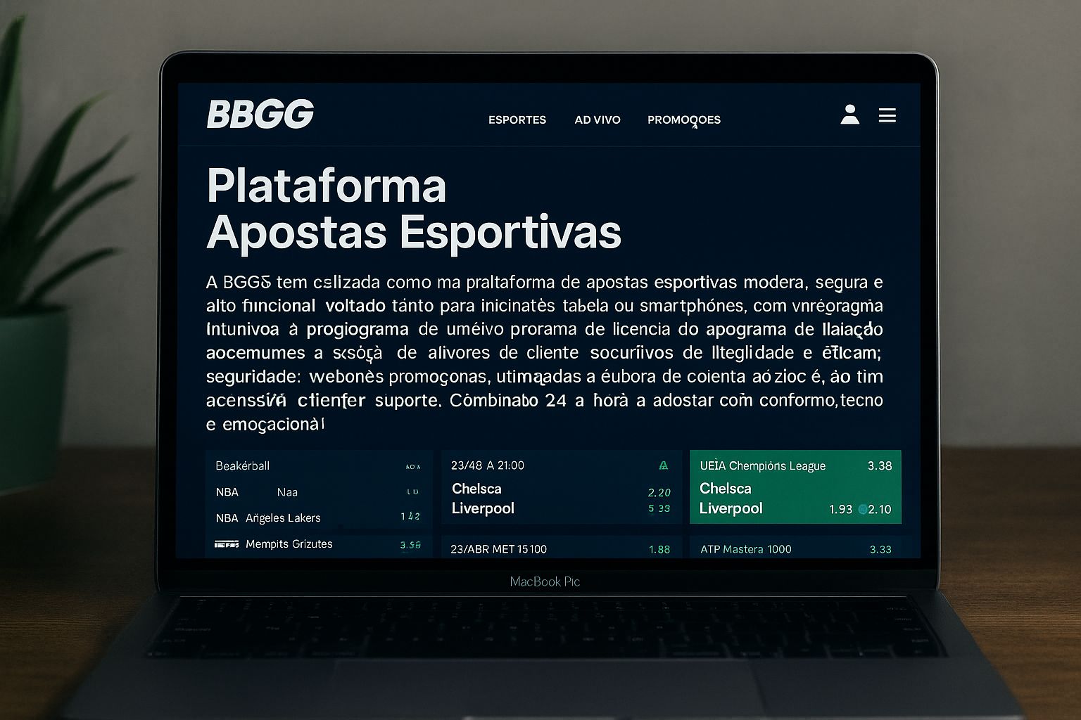 Apostas esportivas no cassino online BBGG
